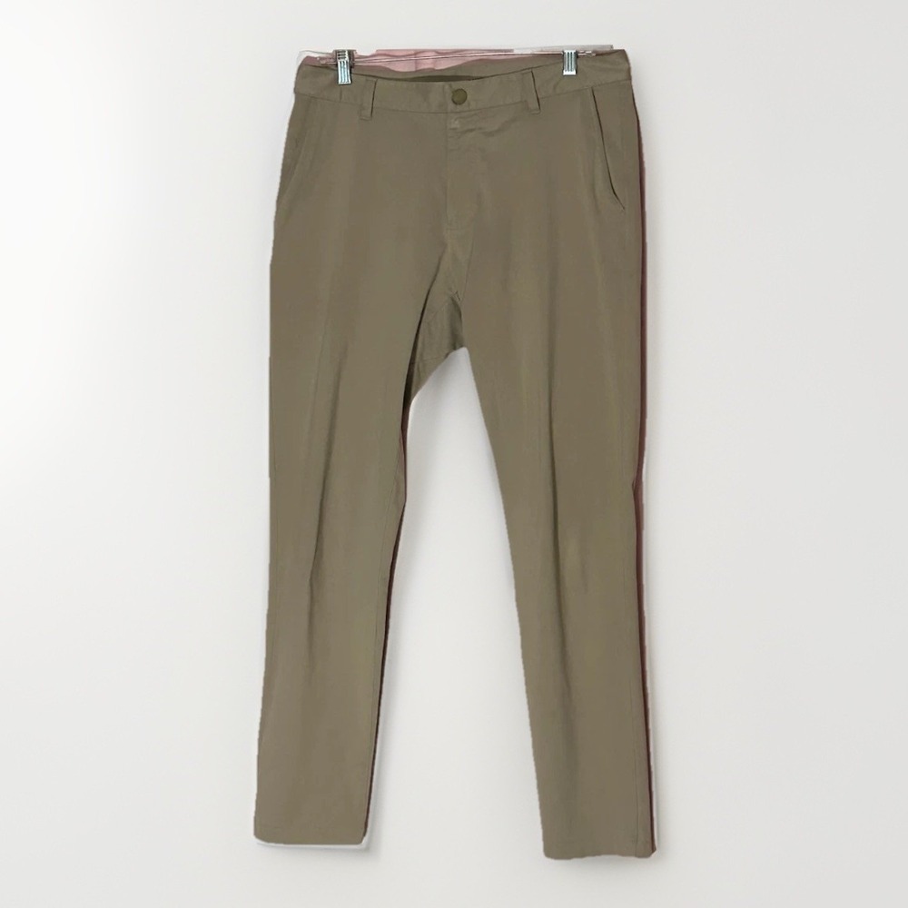 Rhone Commuter Pant‎ 32 Tan Performance Stretch Golf Work Travel Actual 34x29